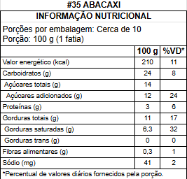 #35 ABACAXI