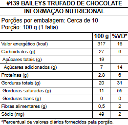 #139 baileys trufado de chocolate