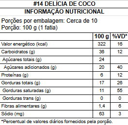 #14 delÍcia de coco