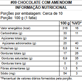 #09 chocolate com amendoim