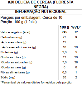 #20 delÍcia de cereja (floresta negra)