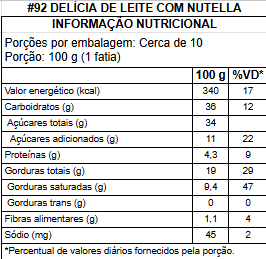#92 delÍcia de leite com nutella
