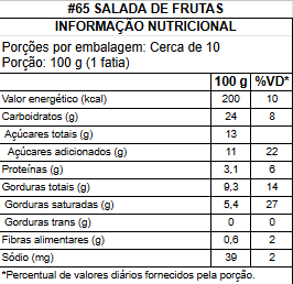 #65 salada de frutas
