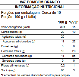#47 bombom branco