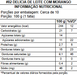 #82 delÍcia de leite com morango