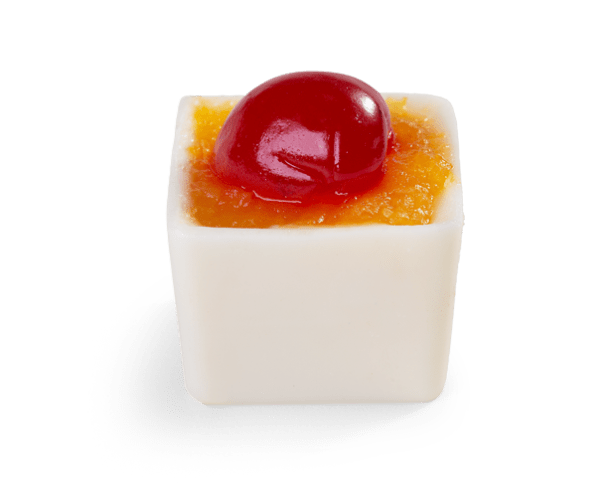 Trufinha de Trufado Branco com Geléia de Damasco - Doce