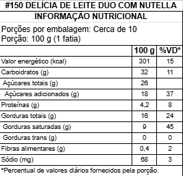 #150 delÍcia de leite duo com nutella