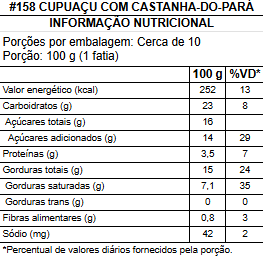 #158 cupuaÇu com castanha do parÁ