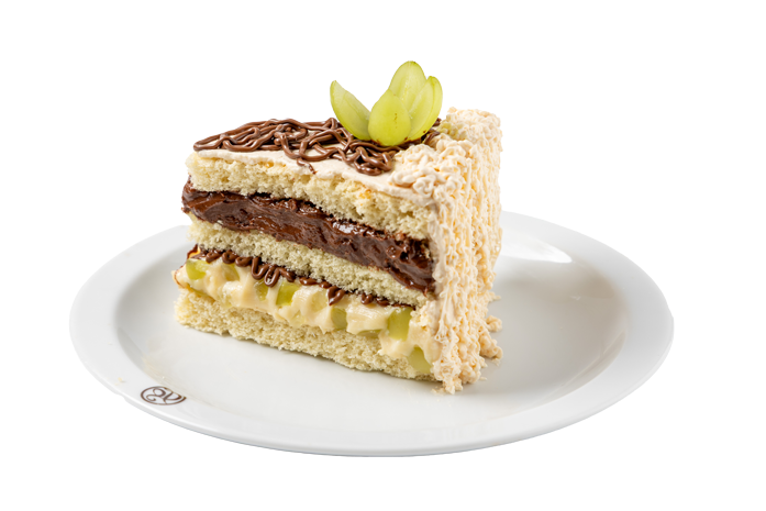 Mousse de Nutella® com Uva - Fatia