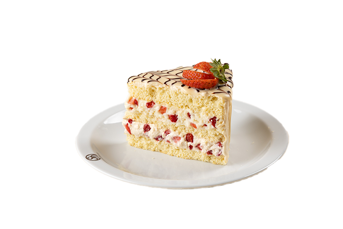 Delícia de Leite Ninho® com Creme e Morangos - Fatia