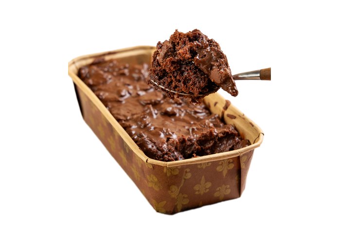 Bolo Caseirinho Crunch Cake Chocolate com Brigadeiro e Nutella - Fatia