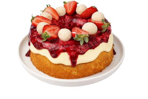 Caseiro Premium Ninho com Frutas Vermelhas - Bolo Inteiro