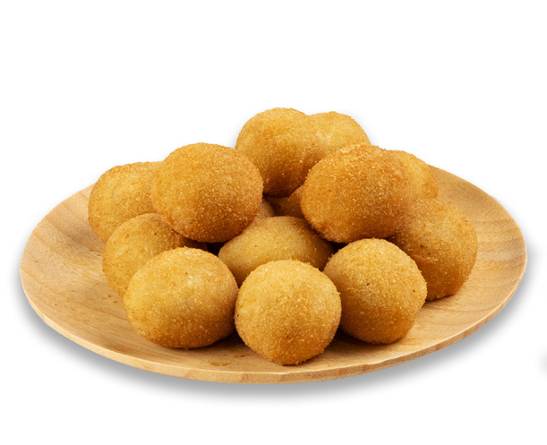 Mini Bolinha 4 Queijos - Salgado